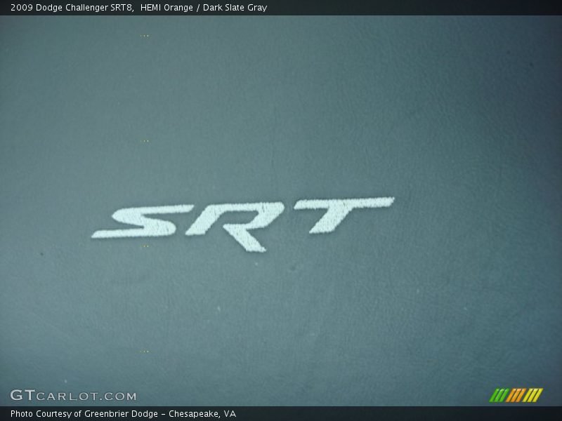 HEMI Orange / Dark Slate Gray 2009 Dodge Challenger SRT8