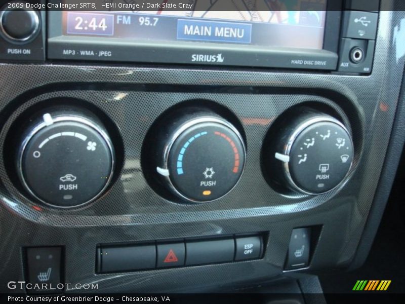 HEMI Orange / Dark Slate Gray 2009 Dodge Challenger SRT8