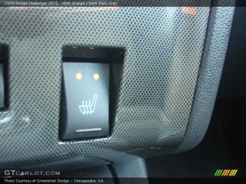 HEMI Orange / Dark Slate Gray 2009 Dodge Challenger SRT8
