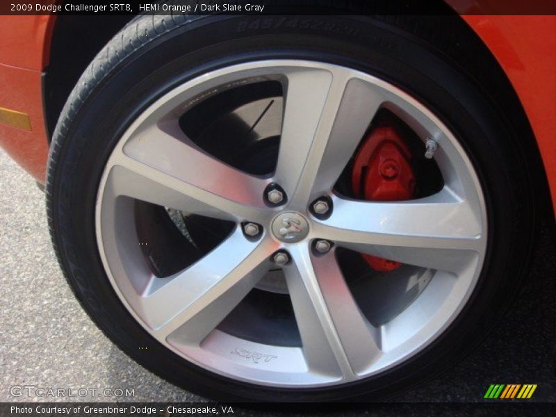 HEMI Orange / Dark Slate Gray 2009 Dodge Challenger SRT8
