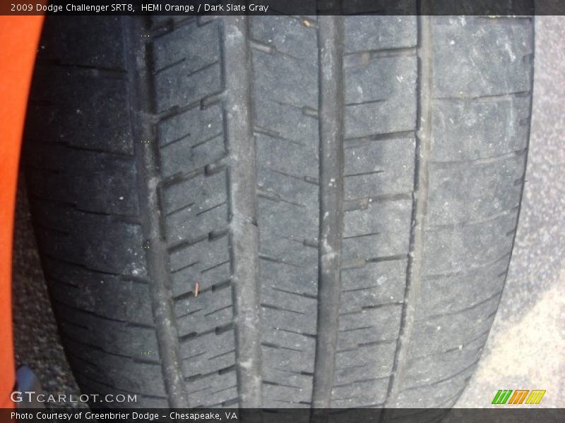 HEMI Orange / Dark Slate Gray 2009 Dodge Challenger SRT8