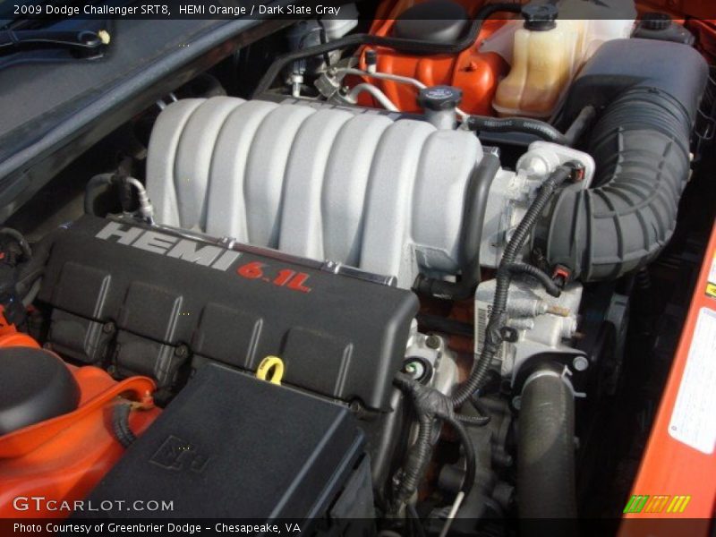 HEMI Orange / Dark Slate Gray 2009 Dodge Challenger SRT8