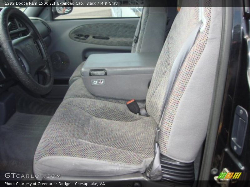 Black / Mist Gray 1999 Dodge Ram 1500 SLT Extended Cab