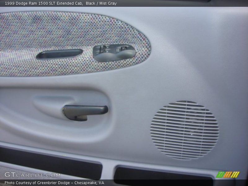 Black / Mist Gray 1999 Dodge Ram 1500 SLT Extended Cab