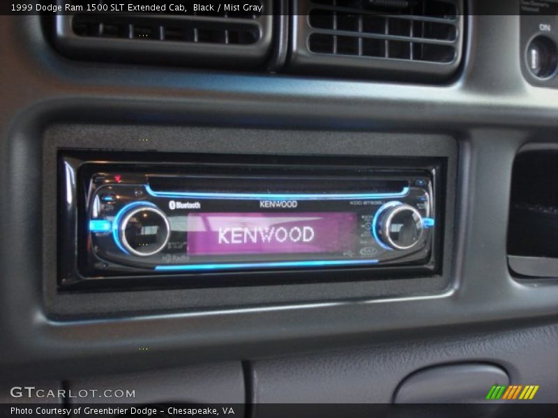 Black / Mist Gray 1999 Dodge Ram 1500 SLT Extended Cab