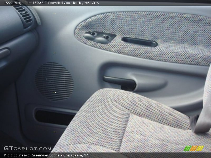 Black / Mist Gray 1999 Dodge Ram 1500 SLT Extended Cab