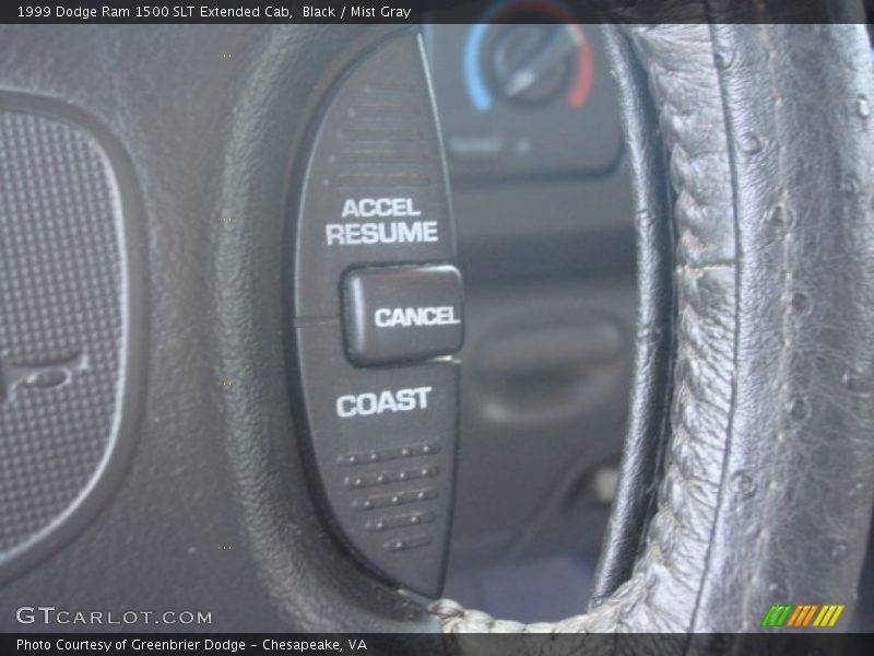 Black / Mist Gray 1999 Dodge Ram 1500 SLT Extended Cab