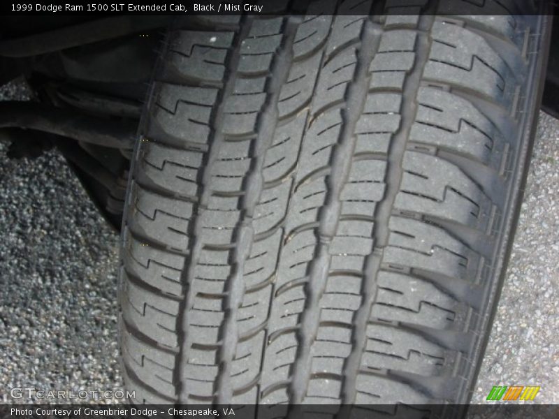 Black / Mist Gray 1999 Dodge Ram 1500 SLT Extended Cab