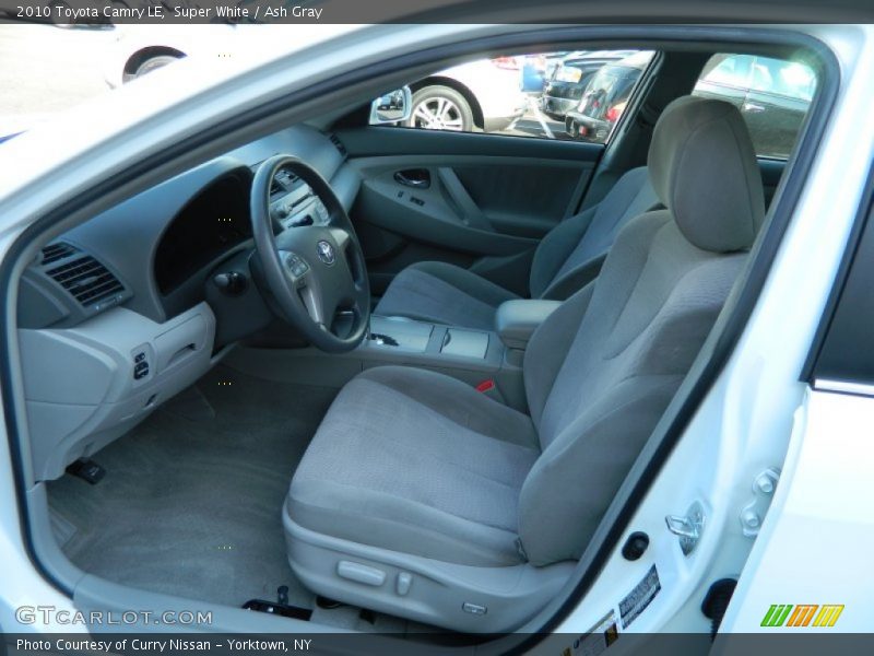 Super White / Ash Gray 2010 Toyota Camry LE