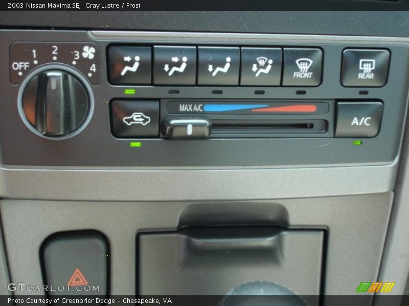 Gray Lustre / Frost 2003 Nissan Maxima SE