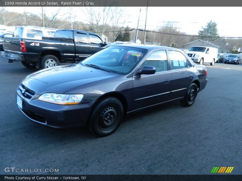 Raisin Pearl / Gray 1999 Honda Accord LX Sedan