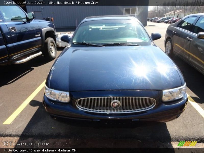 Ming Blue Metallic / Medium Gray 2004 Buick LeSabre Custom