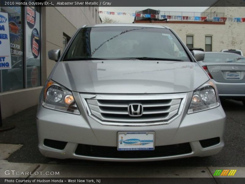 Alabaster Silver Metallic / Gray 2010 Honda Odyssey EX-L