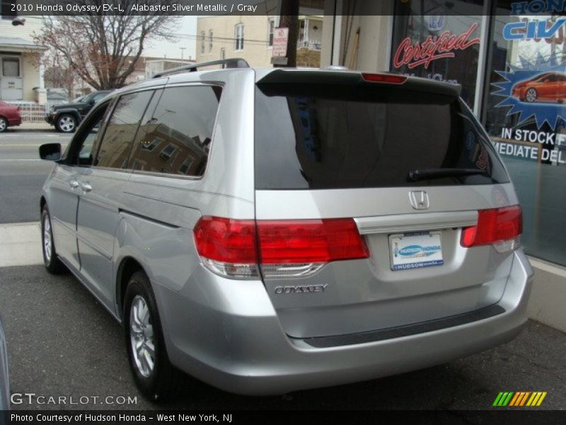 Alabaster Silver Metallic / Gray 2010 Honda Odyssey EX-L