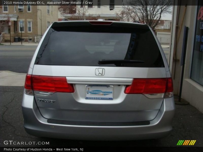 Alabaster Silver Metallic / Gray 2010 Honda Odyssey EX-L