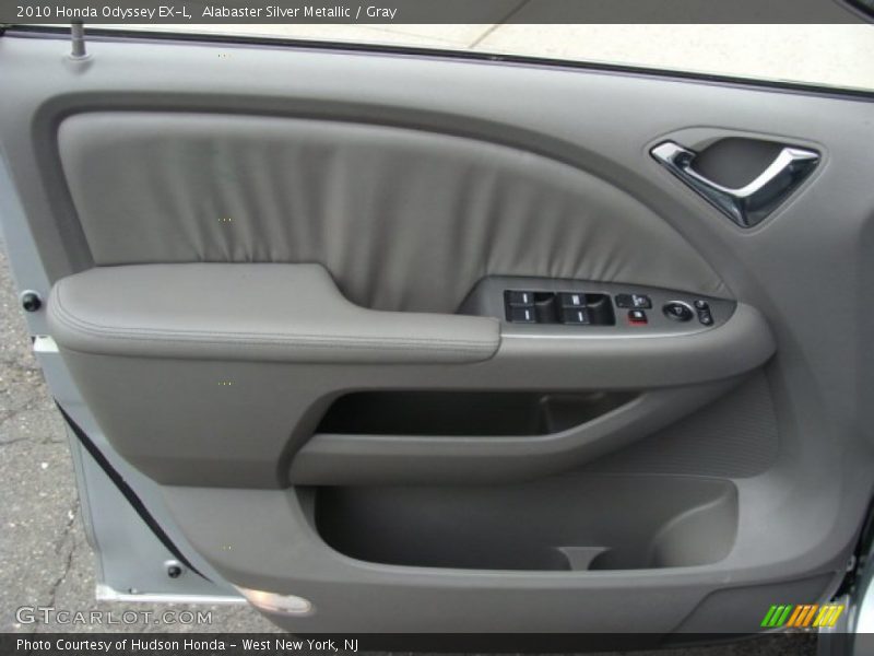 Alabaster Silver Metallic / Gray 2010 Honda Odyssey EX-L