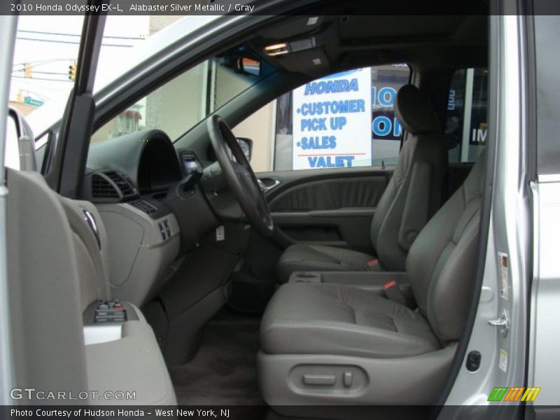 Alabaster Silver Metallic / Gray 2010 Honda Odyssey EX-L