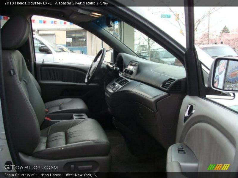 Alabaster Silver Metallic / Gray 2010 Honda Odyssey EX-L