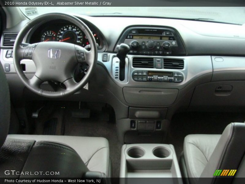 Alabaster Silver Metallic / Gray 2010 Honda Odyssey EX-L