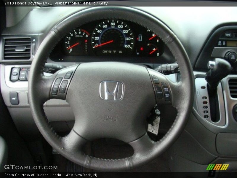 Alabaster Silver Metallic / Gray 2010 Honda Odyssey EX-L