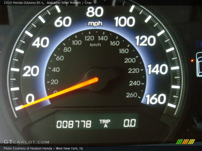 Alabaster Silver Metallic / Gray 2010 Honda Odyssey EX-L