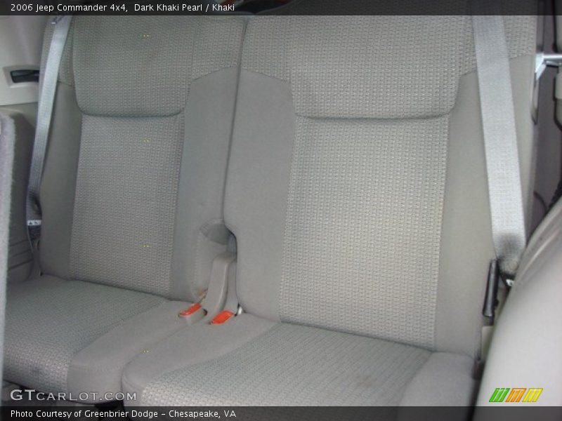 Dark Khaki Pearl / Khaki 2006 Jeep Commander 4x4