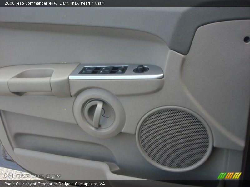 Dark Khaki Pearl / Khaki 2006 Jeep Commander 4x4