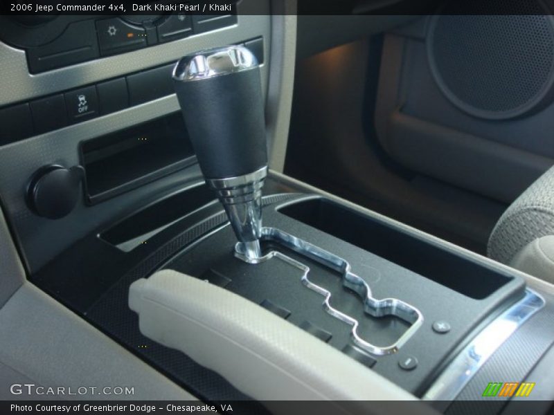 Dark Khaki Pearl / Khaki 2006 Jeep Commander 4x4