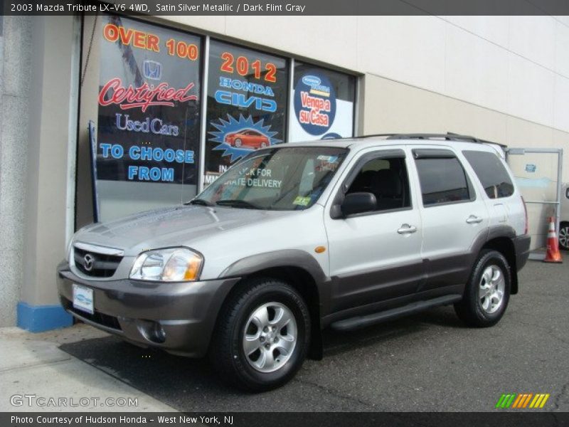 Satin Silver Metallic / Dark Flint Gray 2003 Mazda Tribute LX-V6 4WD