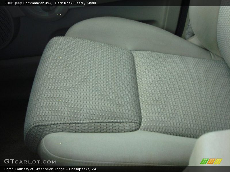 Dark Khaki Pearl / Khaki 2006 Jeep Commander 4x4