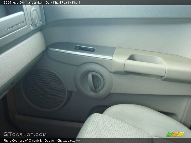 Dark Khaki Pearl / Khaki 2006 Jeep Commander 4x4