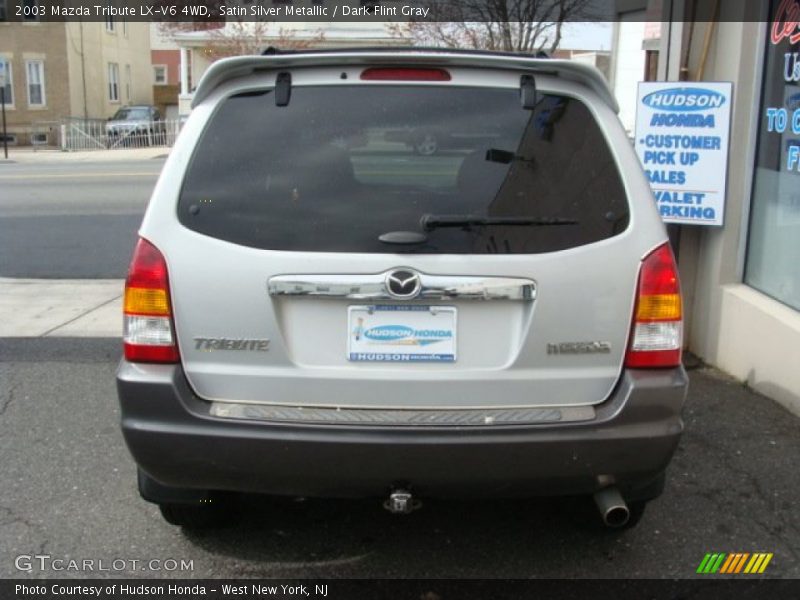 Satin Silver Metallic / Dark Flint Gray 2003 Mazda Tribute LX-V6 4WD