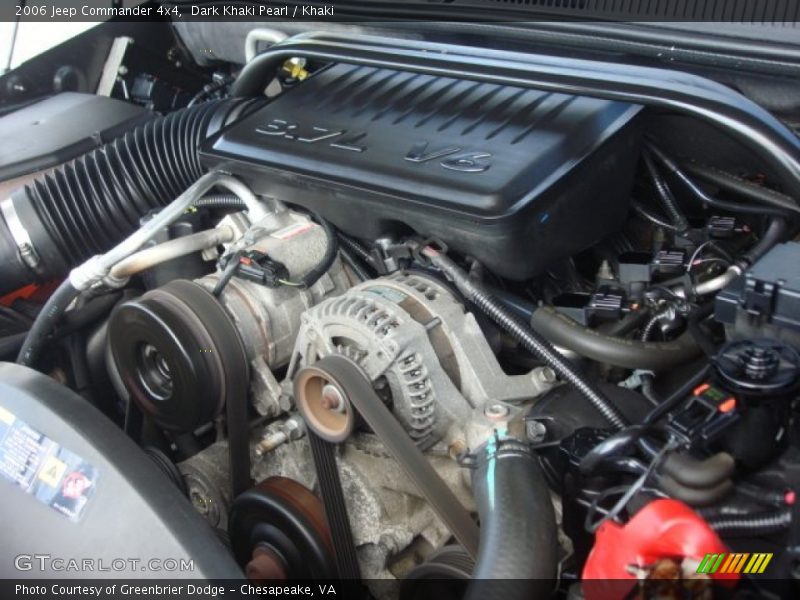 Dark Khaki Pearl / Khaki 2006 Jeep Commander 4x4