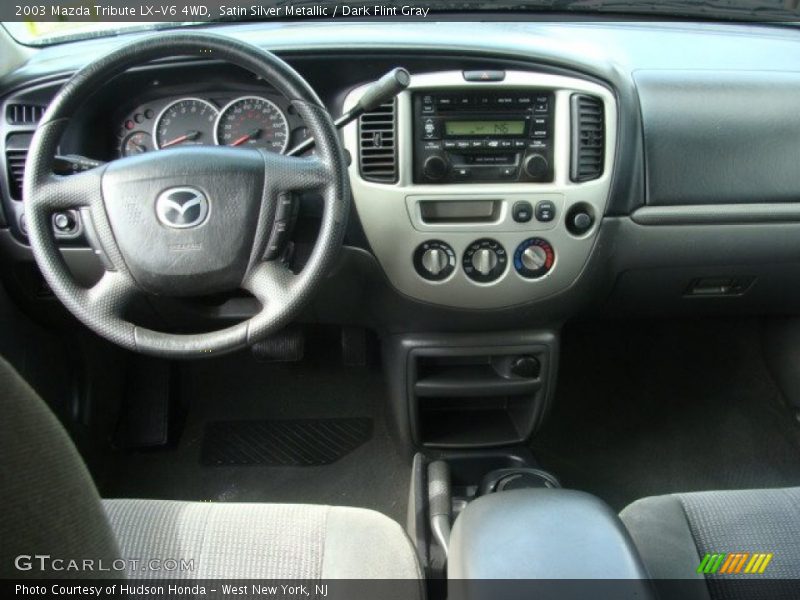 Satin Silver Metallic / Dark Flint Gray 2003 Mazda Tribute LX-V6 4WD