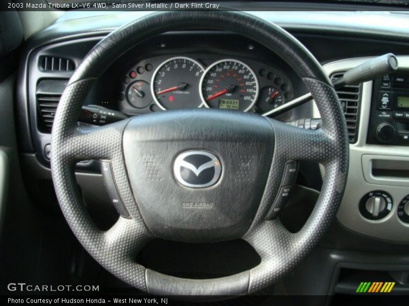 Satin Silver Metallic / Dark Flint Gray 2003 Mazda Tribute LX-V6 4WD