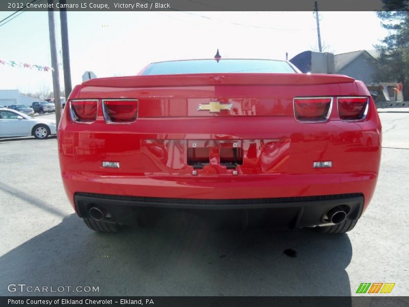 Victory Red / Black 2012 Chevrolet Camaro LS Coupe