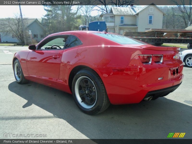 Victory Red / Black 2012 Chevrolet Camaro LS Coupe