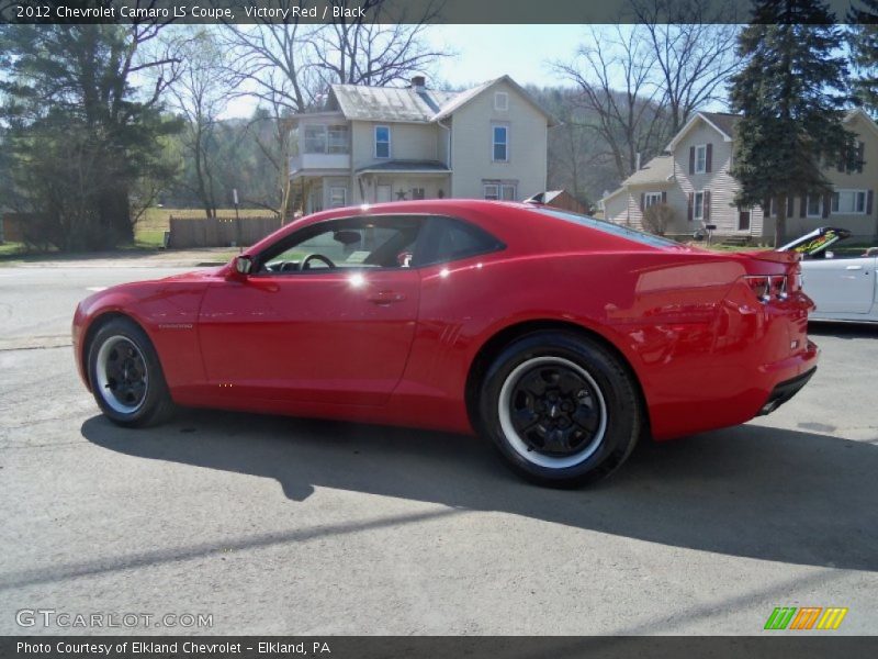 Victory Red / Black 2012 Chevrolet Camaro LS Coupe