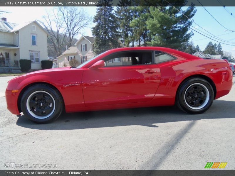 Victory Red / Black 2012 Chevrolet Camaro LS Coupe