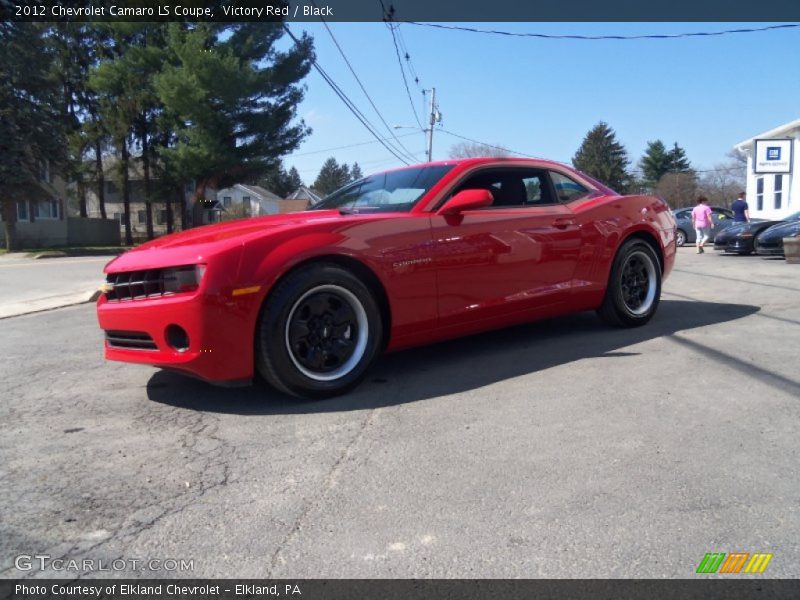 Victory Red / Black 2012 Chevrolet Camaro LS Coupe