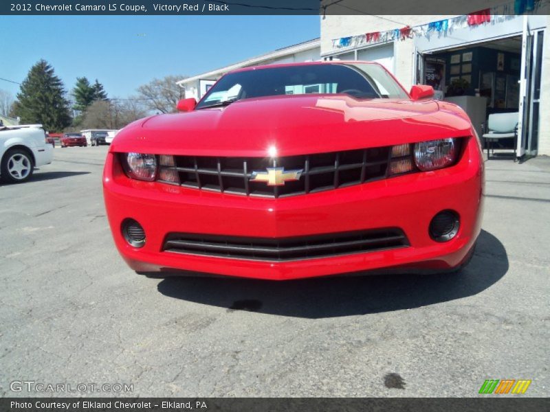 Victory Red / Black 2012 Chevrolet Camaro LS Coupe