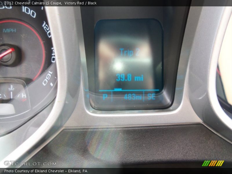 Victory Red / Black 2012 Chevrolet Camaro LS Coupe