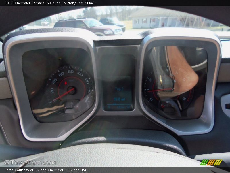 Victory Red / Black 2012 Chevrolet Camaro LS Coupe