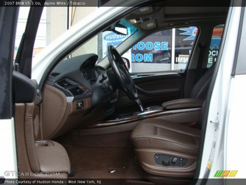 Alpine White / Tobacco 2007 BMW X5 3.0si