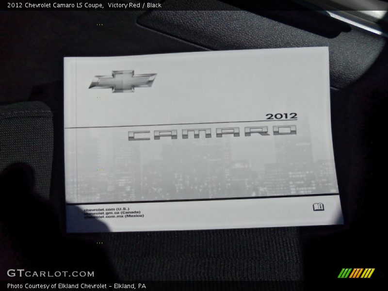 Victory Red / Black 2012 Chevrolet Camaro LS Coupe