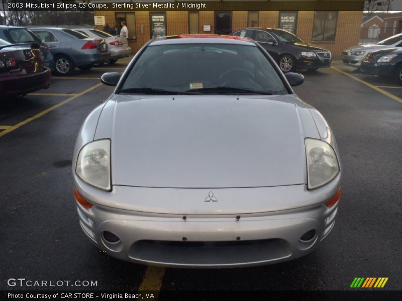 Sterling Silver Metallic / Midnight 2003 Mitsubishi Eclipse GS Coupe