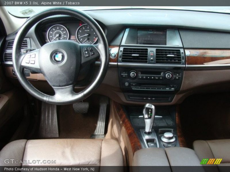 Alpine White / Tobacco 2007 BMW X5 3.0si