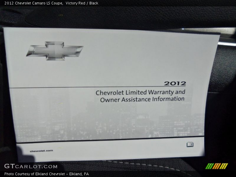 Victory Red / Black 2012 Chevrolet Camaro LS Coupe