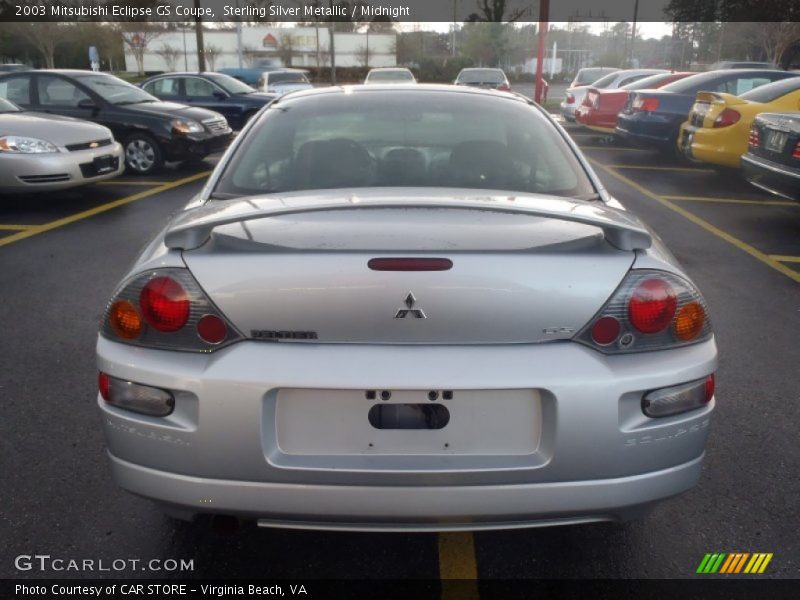 Sterling Silver Metallic / Midnight 2003 Mitsubishi Eclipse GS Coupe