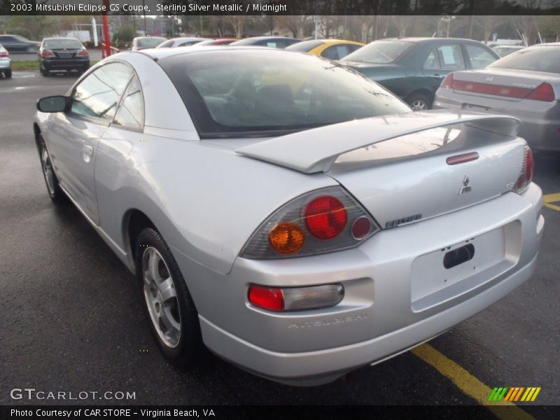 Sterling Silver Metallic / Midnight 2003 Mitsubishi Eclipse GS Coupe